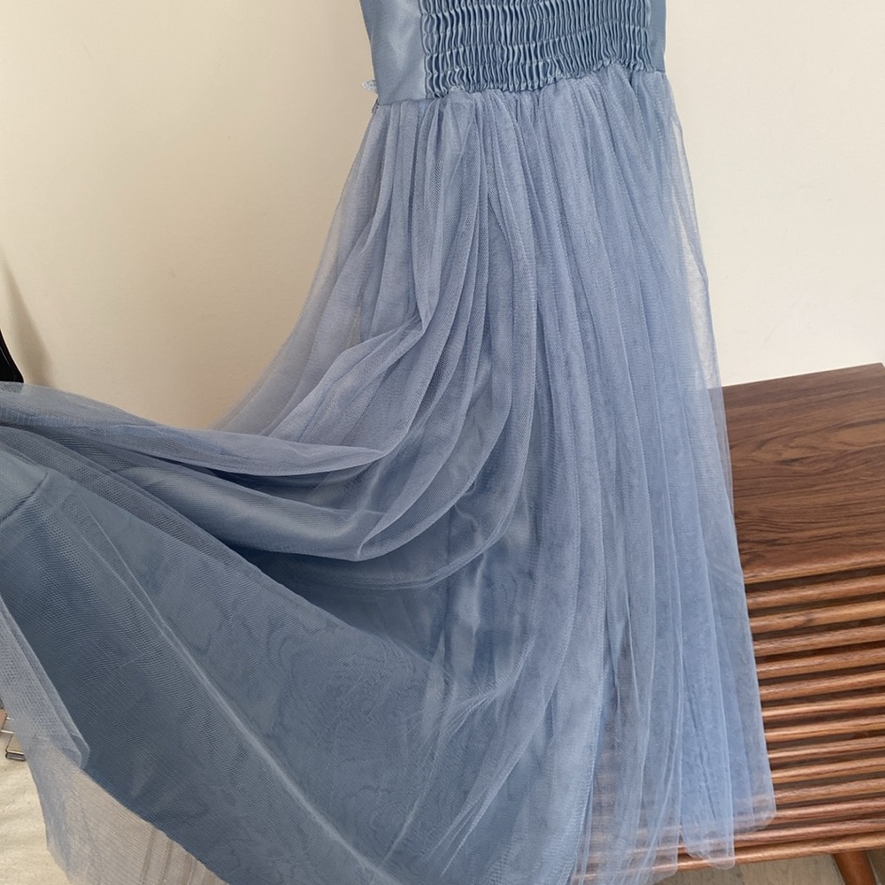 Formal Light Blue Tulle Dress - Size S - Picture 11 of 12